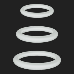 FUKR Lot de 3 Cockrings phosphorescents Lumiring